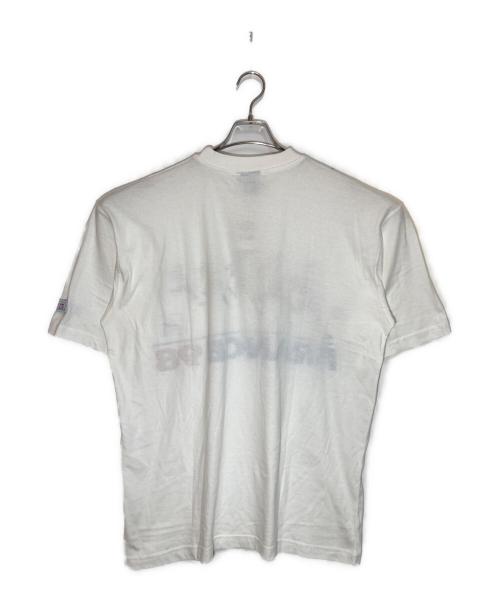 -（-）- (-) オールドフットボールTシャツ ホワイト サイズ:Lの古着・服飾アイテム