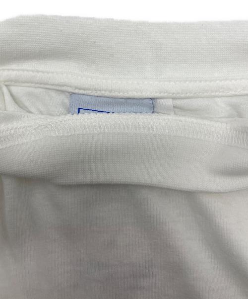 -（-）- (-) オールドフットボールTシャツ ホワイト サイズ:Lの古着・服飾アイテム