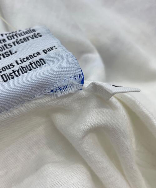 -（-）- (-) オールドフットボールTシャツ ホワイト サイズ:Lの古着・服飾アイテム