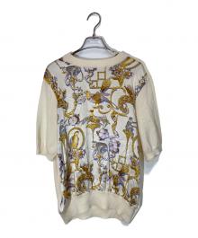 Salvatore Ferragamo（サルヴァトーレ フェラガモ）の古着「切替ニット」｜ベージュ