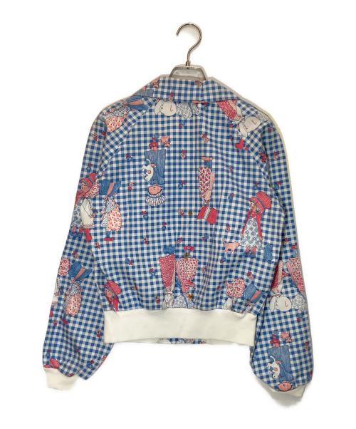 miss levis（ミスリーバイス）miss levis (ミスリーバイス) プリントギンガムチェックジャケット ブルー サイズ:下記参照の古着・服飾アイテム