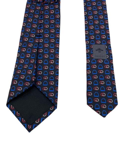 GUCCI（グッチ）GUCCI (グッチ) Interlocking G Silk Tie ブラック サイズ:-の古着・服飾アイテム