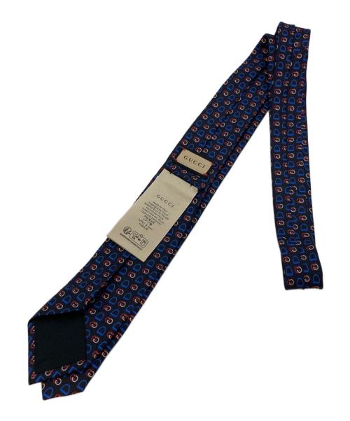 GUCCI（グッチ）GUCCI (グッチ) Interlocking G Silk Tie ブラック サイズ:-の古着・服飾アイテム