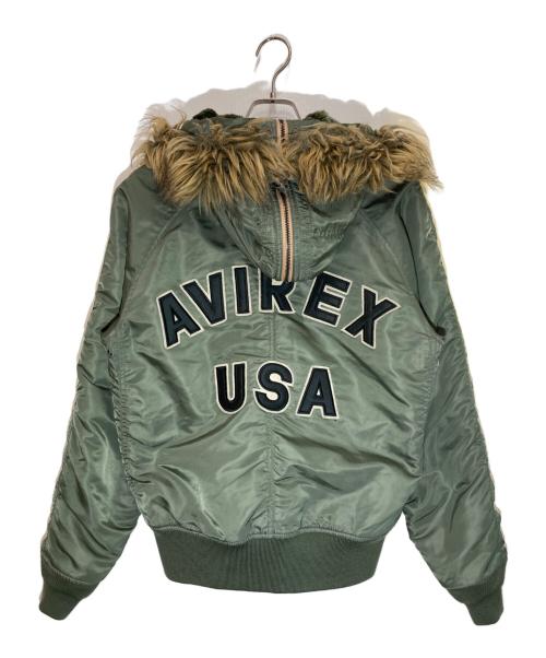 AVIREX（アヴィレックス）AVIREX (アヴィレックス) N-2Bフライトジャケット オリーブ サイズ:Ⅿの古着・服飾アイテム