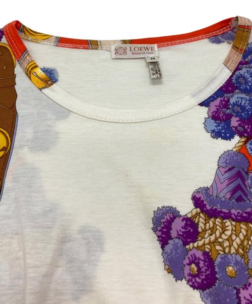 LOEWE（ロエベ）LOEWE (ロエベ) オールドプリントTシャツ マルチカラー サイズ:Ⅿの古着・服飾アイテム