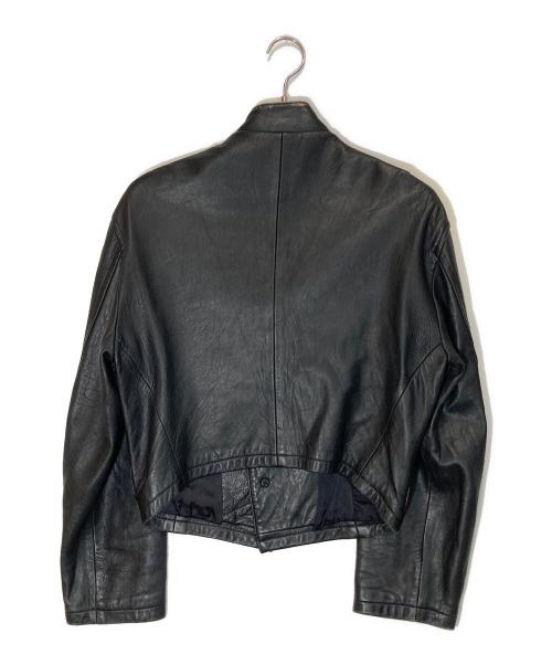 WORK SHOP（ワークショップ）WORK SHOP (ワークショップ) Y'S for men (ワイズフォーメン) ショートレザージャケット ブラック サイズ:-の古着・服飾アイテム