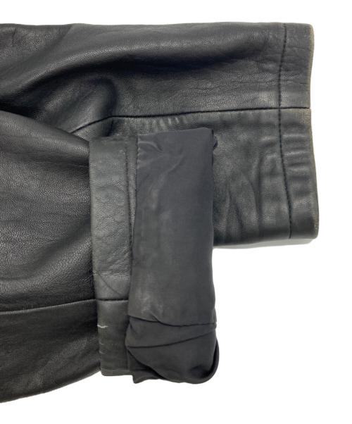 WORK SHOP（ワークショップ）WORK SHOP (ワークショップ) Y'S for men (ワイズフォーメン) ショートレザージャケット ブラック サイズ:-の古着・服飾アイテム