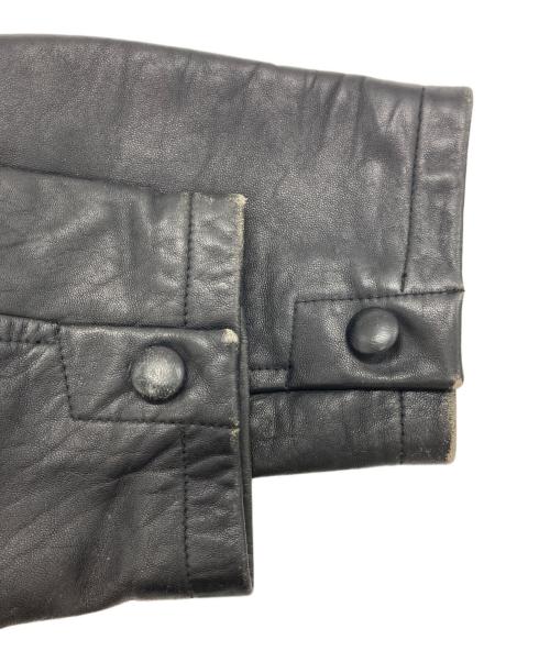 WORK SHOP（ワークショップ）WORK SHOP (ワークショップ) Y'S for men (ワイズフォーメン) ショートレザージャケット ブラック サイズ:-の古着・服飾アイテム