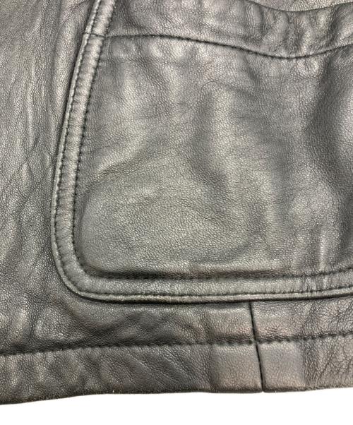 WORK SHOP（ワークショップ）WORK SHOP (ワークショップ) Y'S for men (ワイズフォーメン) ショートレザージャケット ブラック サイズ:-の古着・服飾アイテム