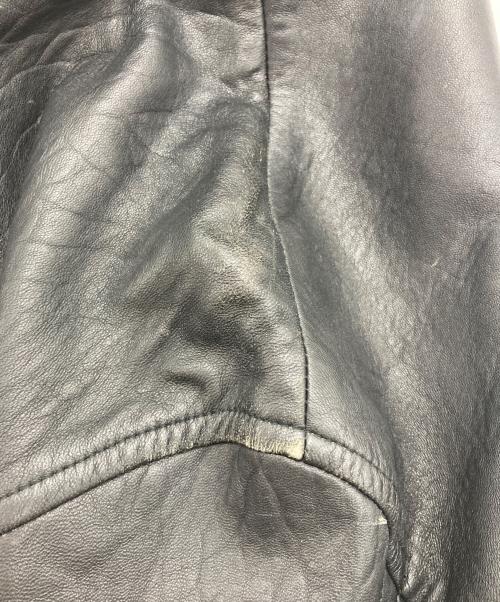 WORK SHOP（ワークショップ）WORK SHOP (ワークショップ) Y'S for men (ワイズフォーメン) ショートレザージャケット ブラック サイズ:-の古着・服飾アイテム