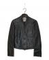 WORK SHOP（ワークショップ）の古着「ショートレザージャケット」｜ブラック