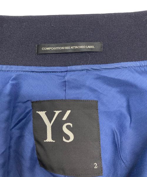 Y's（ワイズ）Y's (ワイズ) ボタニカルパターンショートブルゾン ネイビー サイズ:2の古着・服飾アイテム