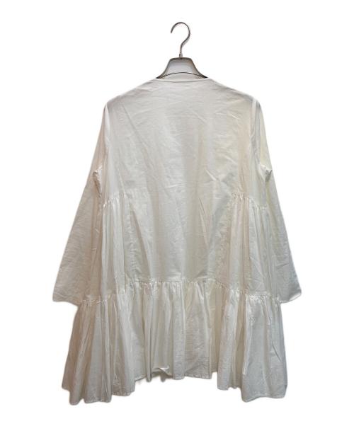 merlette（マーレット）Merlette (マーレット) MARTEL ティアードドレス ホワイト サイズ:XSの古着・服飾アイテム