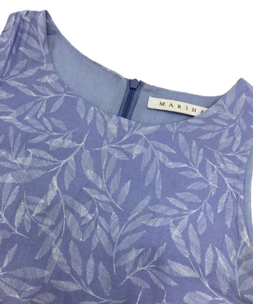 MARIHA（マリハ）MARIHA (マリハ) ノースリーブワンピース ブルー サイズ:SIZE S (36)の古着・服飾アイテム