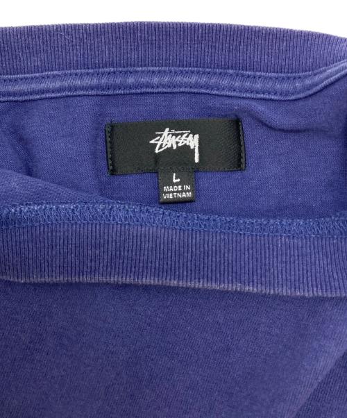 stussy（ステューシー）stussy (ステューシー) 8ボールプリントTシャツ ネイビー サイズ:Lの古着・服飾アイテム