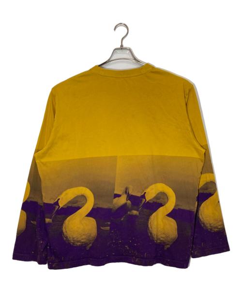 BURBERRY（バーバリー）BURBERRY (バーバリー) グラデージョンロングスリーブカットソー イエロー×パープル サイズ:XXLの古着・服飾アイテム