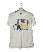 Vivienne Westwood manヴィヴィアン ウェストウッド マン）の古着「“ORB STAMP” T-SHIRT」｜ホワイト
