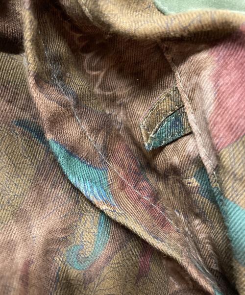 LOEWE（ロエベ）LOEWE (ロエベ) スウェードレザーキルティングジャケット カーキ サイズ:SIZE 50の古着・服飾アイテム