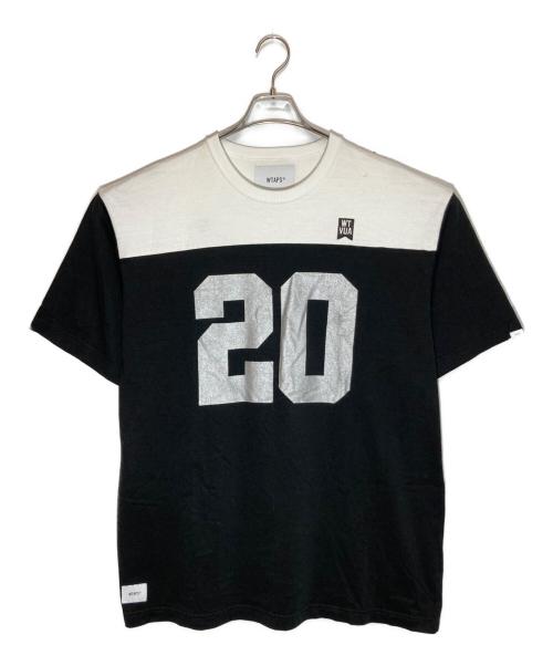WTAPS（ダブルタップス）WTAPS (ダブルタップス) ナンバリングTシャツ ブラック×ホワイト サイズ:SIZE X04の古着・服飾アイテム