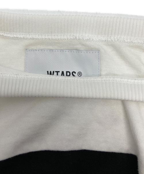 WTAPS（ダブルタップス）WTAPS (ダブルタップス) ナンバリングTシャツ ブラック×ホワイト サイズ:SIZE X04の古着・服飾アイテム