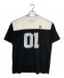 WTAPS (ダブルタップス) ナンバリングTシャツ ブラック×ホワイト サイズ:SIZE X04：4500円
