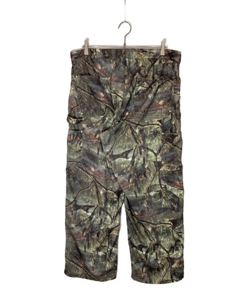 S.W.U.N（エスダブリューユーエヌ）S.W.U.N (エスダブリューユーエヌ) ネイチャープリントカモダブルニーパンツ カーキ サイズ:XLの古着・服飾アイテム