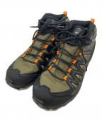 SALOMONサロモン）の古着「トレッキングシューズ」｜ブラック×カーキ