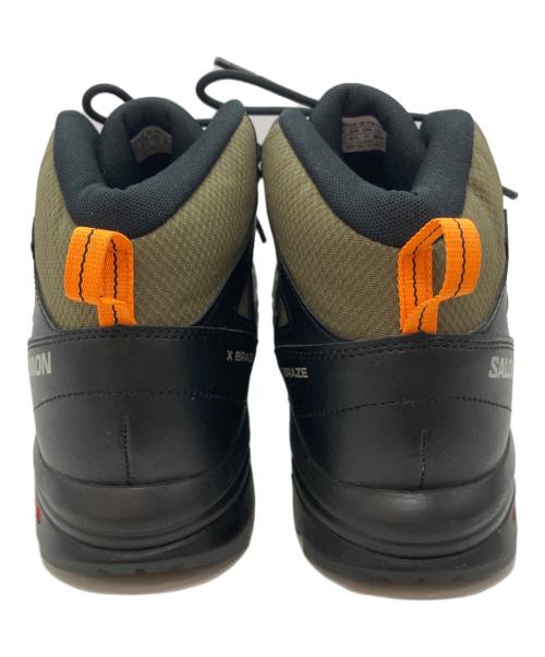 SALOMON（サロモン）SALOMON (サロモン) トレッキングシューズ ブラック×カーキ サイズ:29の古着・服飾アイテム