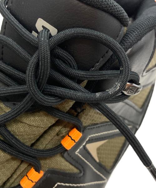 SALOMON（サロモン）SALOMON (サロモン) トレッキングシューズ ブラック×カーキ サイズ:29の古着・服飾アイテム