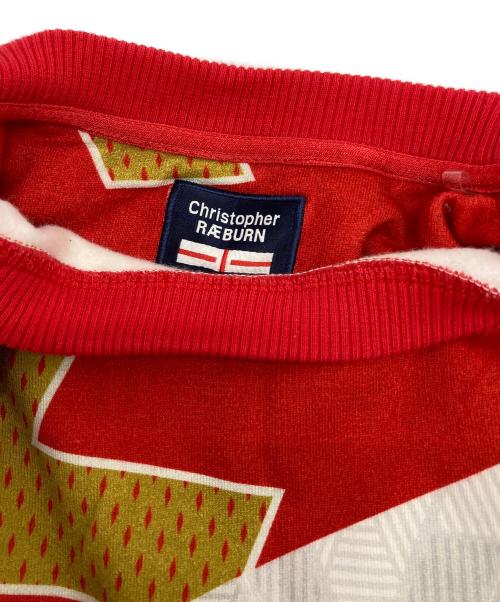 Christopher Raeburn（クリストファーレイバーン）Christopher Raeburn (クリストファーレイバーン) UMBRO (アンブロ) ストライカー スウェット レッド サイズ:Sの古着・服飾アイテム
