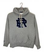 POLO RALPH LAURENポロ・ラルフローレン）の古着「ロゴプルオーバーパーカー」｜グレー