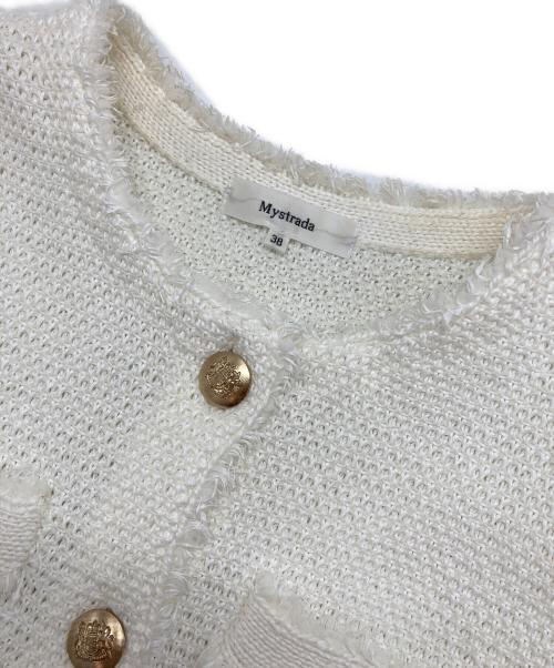 Mystrada（マイストラーダ）Mystrada (マイストラーダ) カットワンピ×フリンジジレSET グレー サイズ:38の古着・服飾アイテム