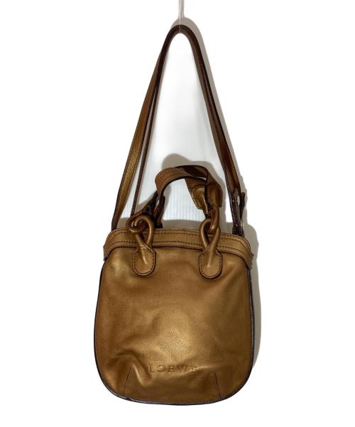 LOEWE（ロエベ）LOEWE (ロエベ) アナグラム2WAYショルダーバッグ ブラウン サイズ:-の古着・服飾アイテム