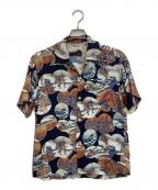 Sun Surfサンサーフ）の古着「DETAIL OF ALOHA SHIRT」｜ネイビー