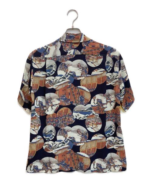Sun Surf（サンサーフ）Sun Surf (サンサーフ) DETAIL OF ALOHA SHIRT ネイビー サイズ:XSの古着・服飾アイテム