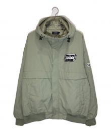 X-LARGE（エクストララージ）の古着「ナイロン中綿ジャケット」｜カーキ