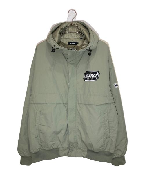 X-LARGE（エクストララージ）X-LARGE (エクストララージ) ナイロン中綿ジャケット カーキ サイズ:XLの古着・服飾アイテム