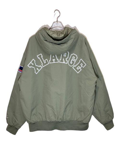 X-LARGE（エクストララージ）X-LARGE (エクストララージ) ナイロン中綿ジャケット カーキ サイズ:XLの古着・服飾アイテム