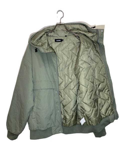 X-LARGE（エクストララージ）X-LARGE (エクストララージ) ナイロン中綿ジャケット カーキ サイズ:XLの古着・服飾アイテム