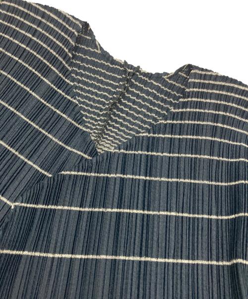 PLEATS PLEASE（プリーツプリーズ）PLEATS PLEASE (プリーツプリーズ) プリーツカーディガン ブラック サイズ:3の古着・服飾アイテム