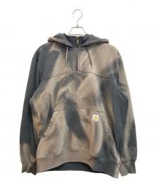 CarHartt（カーハート）の古着「フェードハーフジップパーカー」｜ブラック