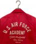 中古・古着 AVIREX (アヴィレックス) フェイド USAF アカデミー ジャケット レッド サイズ:L：13000円