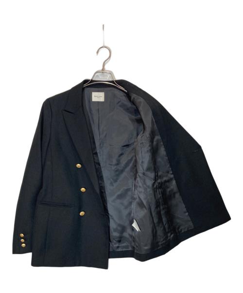 Demi-Luxe Beams（デミルクス ビームス）Demi-Luxe BEAMS (デミルクス ビームス) ドライギャバジン ダブルジャケット ブラック サイズ:38の古着・服飾アイテム