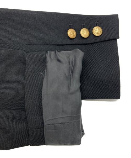 Demi-Luxe Beams（デミルクス ビームス）Demi-Luxe BEAMS (デミルクス ビームス) ドライギャバジン ダブルジャケット ブラック サイズ:38の古着・服飾アイテム