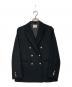 Demi-Luxe BEAMS（デミルクス ビームス）の古着「ドライギャバジン ダブルジャケット」｜ブラック