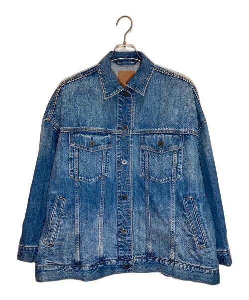 5 1/2 Spick and Span（5 1/2 スピック＆スパン）5 1/2 Spick and Span (5 1/2 スピック＆スパン) OVER DENIM 3RDジャケット インディゴ サイズ:38の古着・服飾アイテム