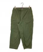 THE NORTH FACEザ ノース フェイス）の古着「Ripstop Wide Cropped Field Pants」｜オリーブ