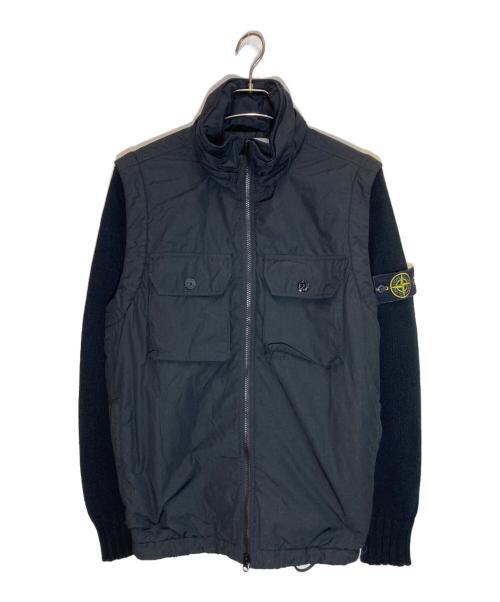 STONE ISLAND（ストーンアイランド）STONE ISLAND (ストーンアイランド) Naslan Light Watroジャケット ブラック サイズ:Ⅿの古着・服飾アイテム