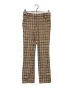 Burberry'sバーバリー）の古着「チェックパンツ」｜ベージュ