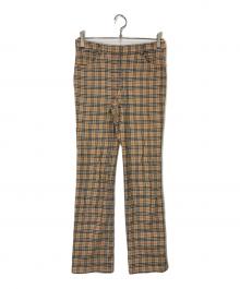 Burberry's（バーバリー）の古着「チェックパンツ」｜ベージュ